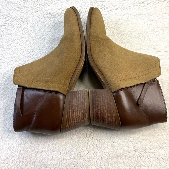 MADEWELL SUEDE AND LEATHER ANKLE BOOTIES  THE CAIT - Picture 4 of 10